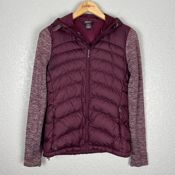 Outdoor Research Plaza Hoodie Jacket, Pinot S - Duck Down, Puffer, Purple Wine - Picture 3 of 16